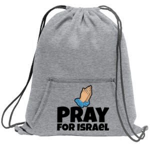 Pray For Israel Sweatshirt Cinch Pack Bag