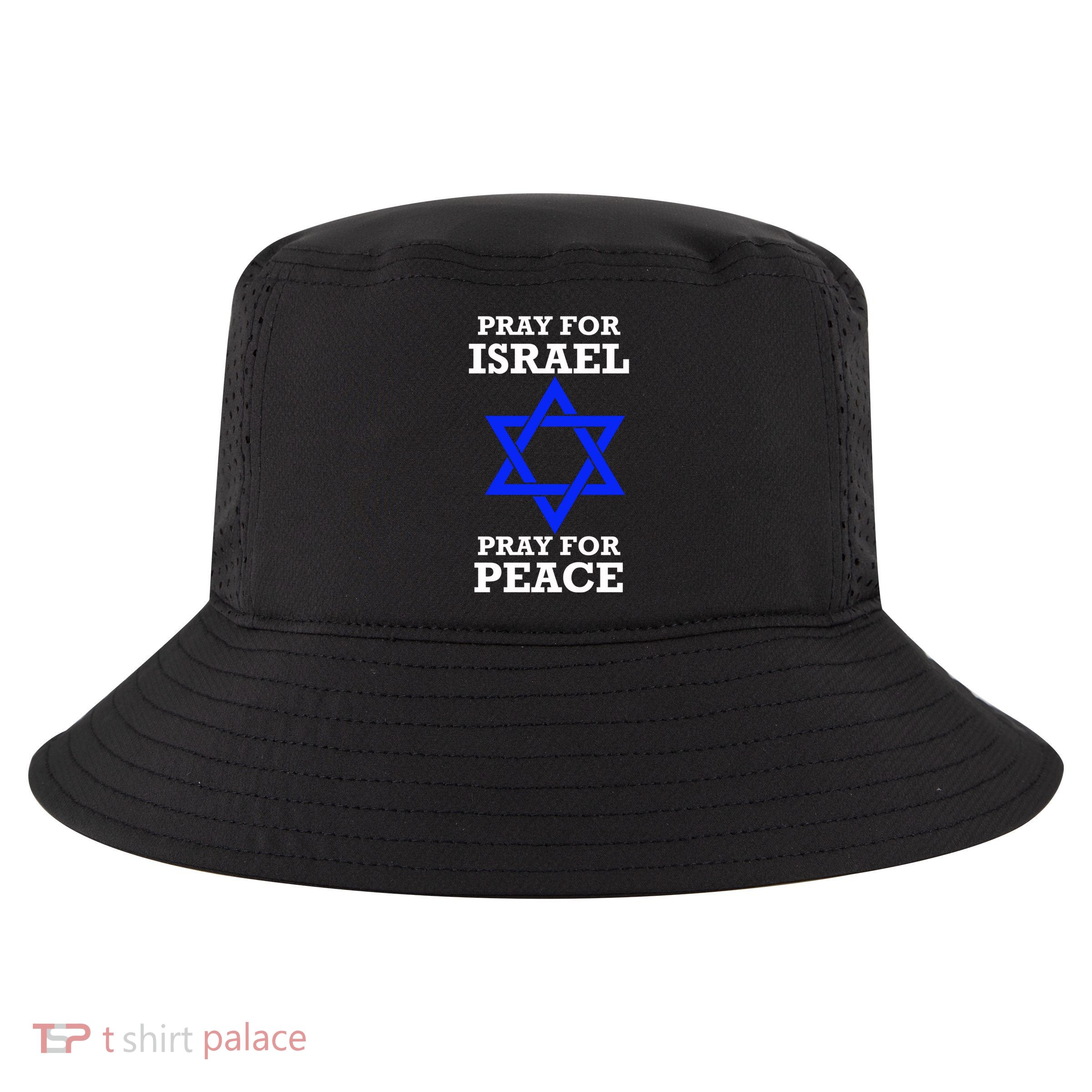 Pray For Israel Peace Cool Comfort Performance Bucket Hat