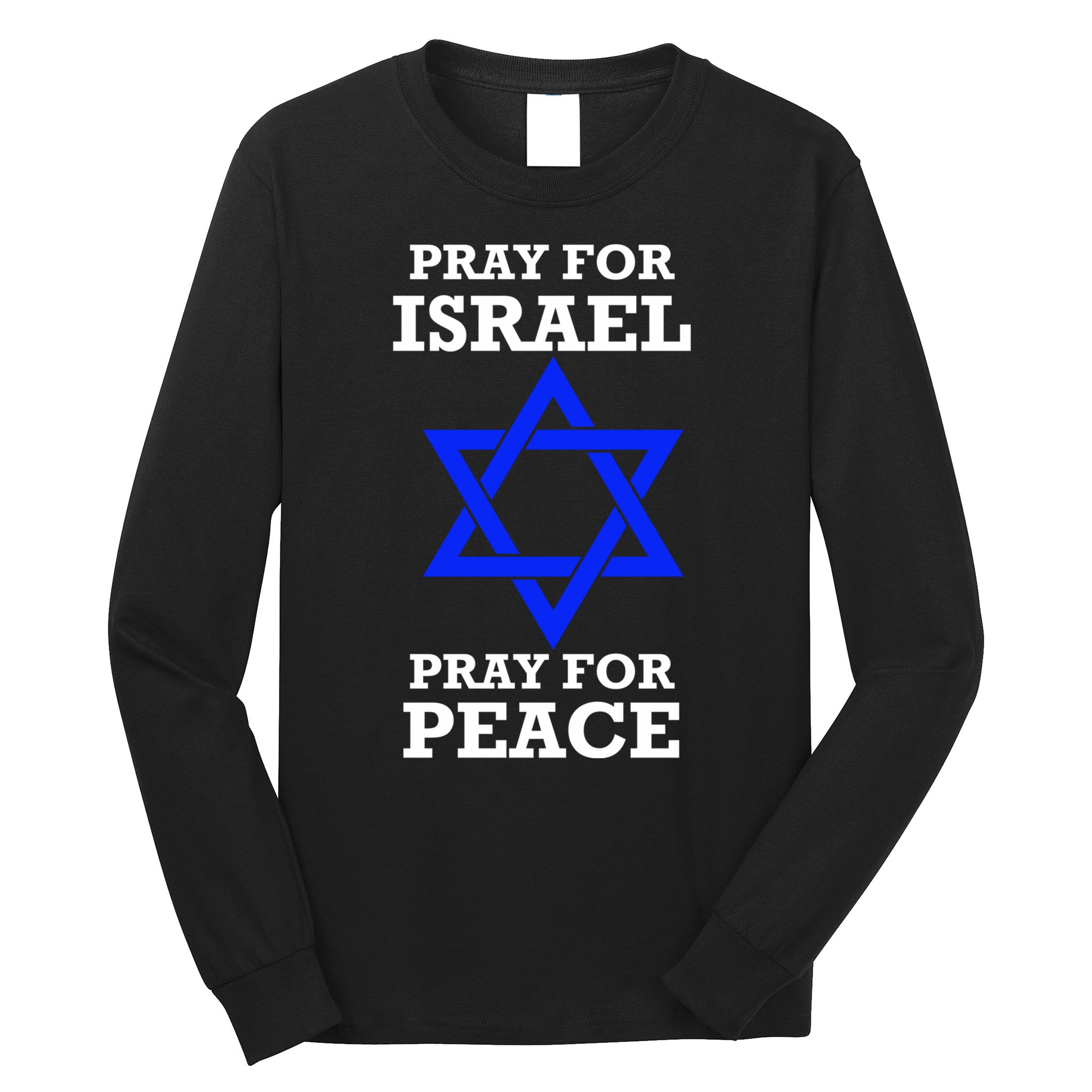 Pray For Israel Peace Long Sleeve Shirt