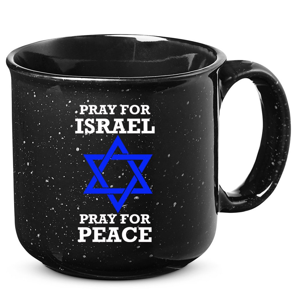 Pray For Israel Peace 15oz Campfire Ceramic Mug
