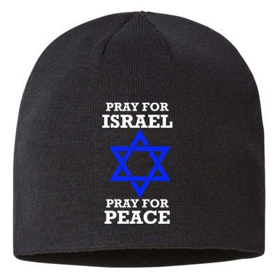 Pray For Israel Peace Sustainable Beanie