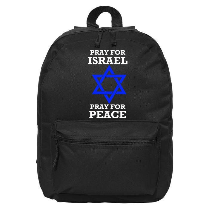 Pray For Israel Peace 16 in Basic Backpack