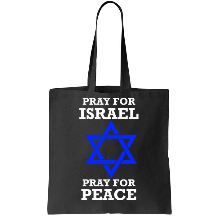 Pray For Israel Peace Tote Bag