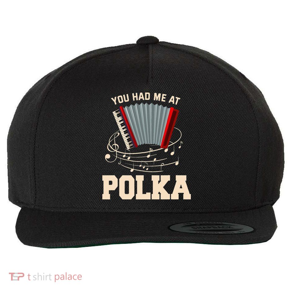 Polka Funny I Love Polka Music Polka Lover Gift Wool Snapback Cap