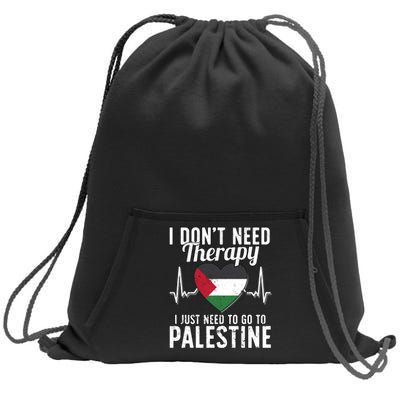 Palestinian Flag I Palestine Flag I Vacation Palestine Sweatshirt Cinch Pack Bag