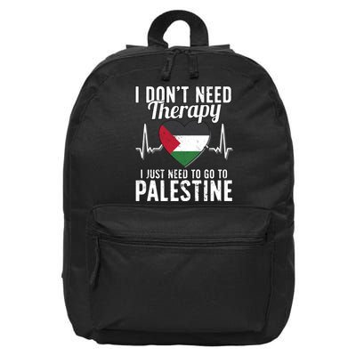 Palestinian Flag I Palestine Flag I Vacation Palestine 16 in Basic Backpack