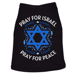 Pray For Israel Peace funny israel pride Doggie Tank