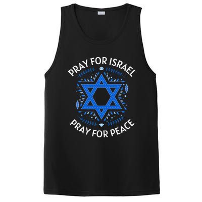 Pray For Israel Peace funny israel pride PosiCharge Competitor Tank