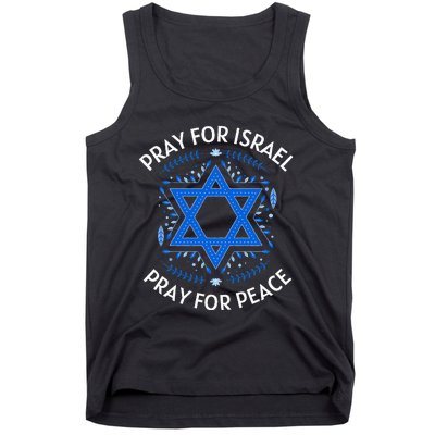 Pray For Israel Peace funny israel pride Tank Top