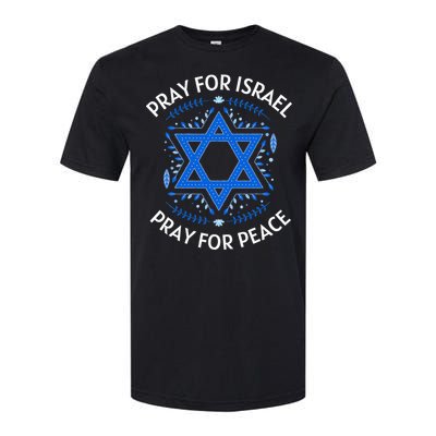 Pray For Israel Peace funny israel pride Softstyle CVC T-Shirt