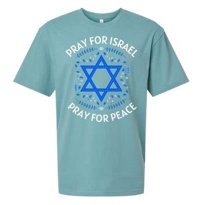 Pray For Israel Peace funny israel pride Sueded Cloud Jersey T-Shirt