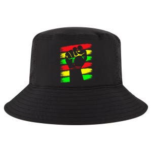 Power Fist Juneteenth Cool Black History African American Cool Comfort Performance Bucket Hat