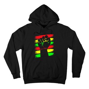 Power Fist Juneteenth Cool Black History African American Hoodie