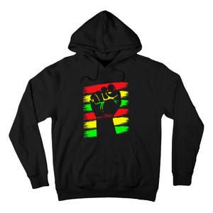 Power Fist Juneteenth Cool Black History African American Tall Hoodie