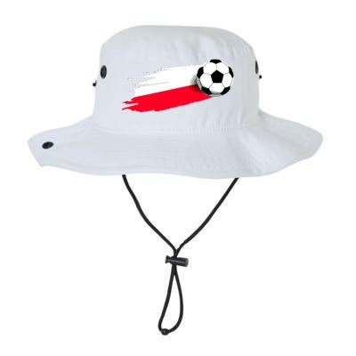 Poland Flag Jersey Polish Soccer Team Polish Legacy Cool Fit Booney Bucket Hat