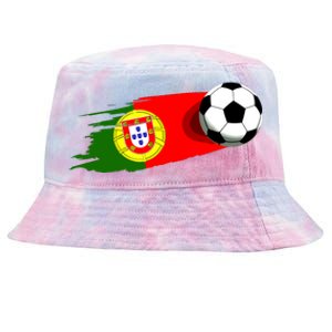 Portugal Flag Jersey Portuguese Soccer Team Portuguese Tie-Dyed Bucket Hat