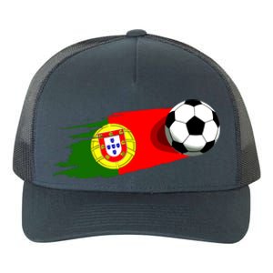 Portugal Flag Jersey Portuguese Soccer Team Portuguese Yupoong Adult 5-Panel Trucker Hat