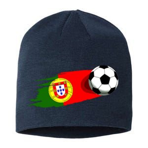 Portugal Flag Jersey Portuguese Soccer Team Portuguese Sustainable Beanie