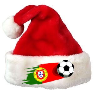 Portugal Flag Jersey Portuguese Soccer Team Portuguese Premium Christmas Santa Hat