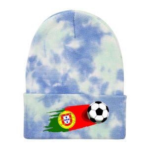 Portugal Flag Jersey Portuguese Soccer Team Portuguese Tie Dye 12in Knit Beanie