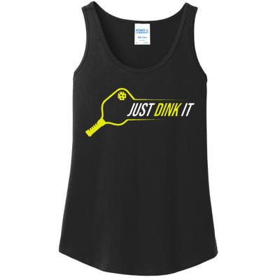 Pickleball  Funny Just Dink It Pickleball Ladies Essential Tank