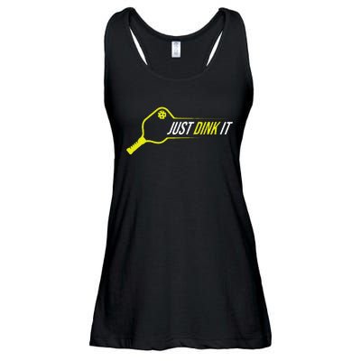 Pickleball  Funny Just Dink It Pickleball Ladies Essential Flowy Tank