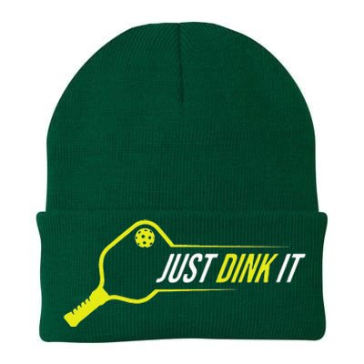 Pickleball Funny Just Dink It Pickleball Men Women Knit Cap Winter Beanie