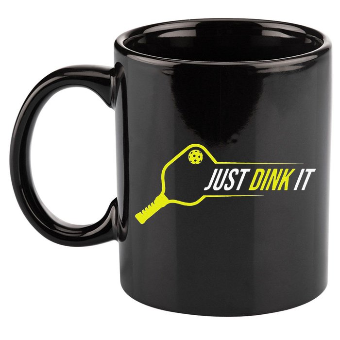 Pickleball Funny Just Dink It Pickleball Men Women 11oz C Handle Ceramic Mug