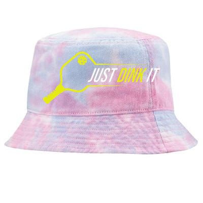 Pickleball Funny Just Dink It Pickleball Men Women Tie-Dyed Bucket Hat