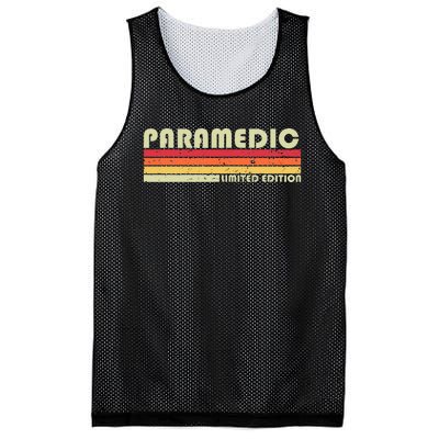 PARAMEDIC Funny Job Title Profession Birthday Worker Idea Mesh Reversible Basketball Jersey Tank