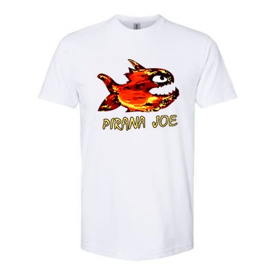 Pirana Fish Joe Funny Fishing Gift Softstyle CVC T-Shirt