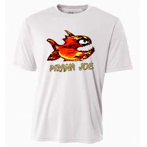 Pirana Fish Joe Funny Fishing Gift Cooling Performance Crew T-Shirt