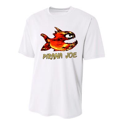 Pirana Fish Joe Funny Fishing Gift Performance Sprint T-Shirt