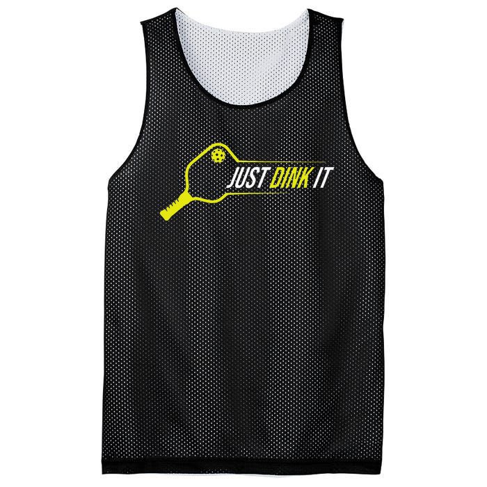 Pickleball  Funny Just Dink It Pickleball Mesh Reversible Basketball Jersey Tank