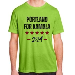 Portland For Kamala 2024 Dnc Kamala Harris Supporter Adult ChromaSoft Performance T-Shirt