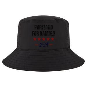 Portland For Kamala 2024 Dnc Kamala Harris Supporter Cool Comfort Performance Bucket Hat