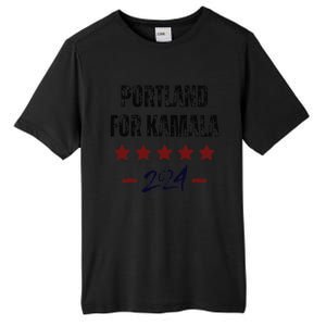 Portland For Kamala 2024 Dnc Kamala Harris Supporter Tall Fusion ChromaSoft Performance T-Shirt