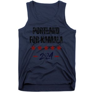 Portland For Kamala 2024 Dnc Kamala Harris Supporter Tank Top