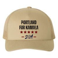 Portland For Kamala 2024 Dnc Kamala Harris Supporter Yupoong Adult 5-Panel Trucker Hat