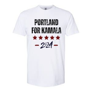 Portland For Kamala 2024 Dnc Kamala Harris Supporter Softstyle CVC T-Shirt