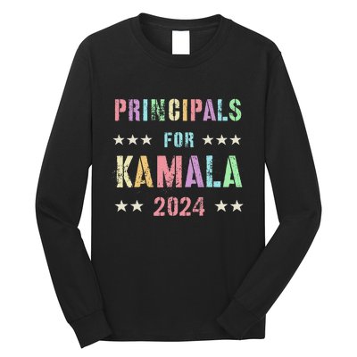 Principals For Kamala 2024 47th Joyful Warrior Long Sleeve Shirt