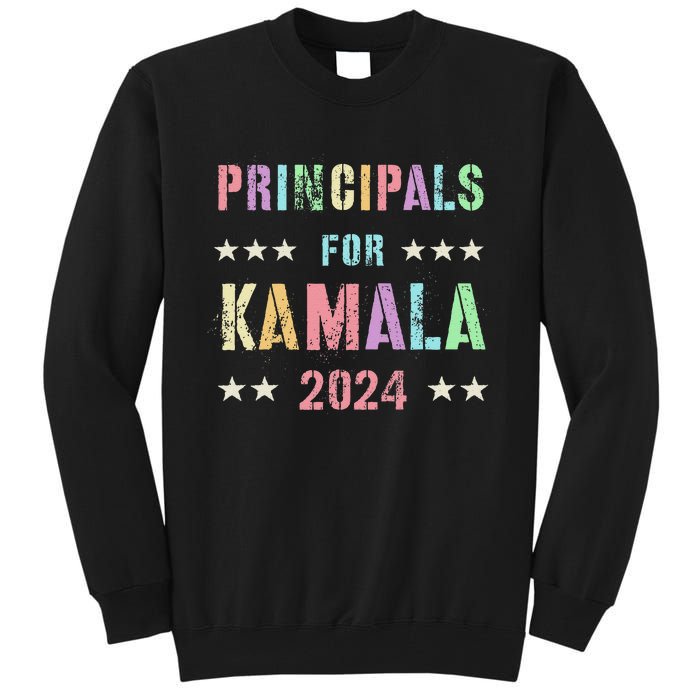 Principals For Kamala 2024 47th Joyful Warrior Tall Sweatshirt