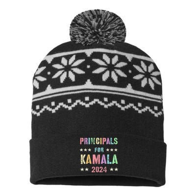 Principals For Kamala 2024 47th Joyful Warrior USA-Made Snowflake Beanie