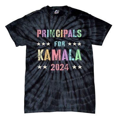 Principals For Kamala 2024 47th Joyful Warrior Tie-Dye T-Shirt