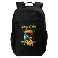 Preserving Food Keep Calm And Wait For The Ping Home Canning Backpack