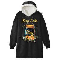 Preserving Food Keep Calm And Wait For The Ping Home Canning Hooded Wearable Blanket