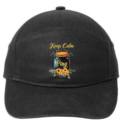 Preserving Food Keep Calm And Wait For The Ping Home Canning 7-Panel Snapback Hat
