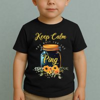 Preserving Food Keep Calm And Wait For The Ping Home Canning Toddler T-Shirt