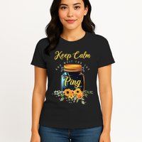 Preserving Food Keep Calm And Wait For The Ping Home Canning Womens T-Shirt
