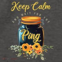 Preserving Food Keep Calm And Wait For The Ping Home Canning Vector Backpack